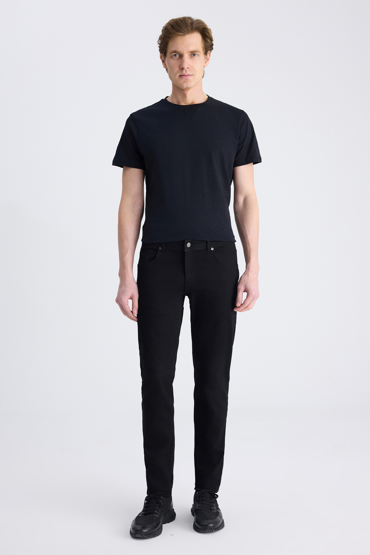 TWN  Super Slim Fit Siyah Denim Pantolon - Görsel 7