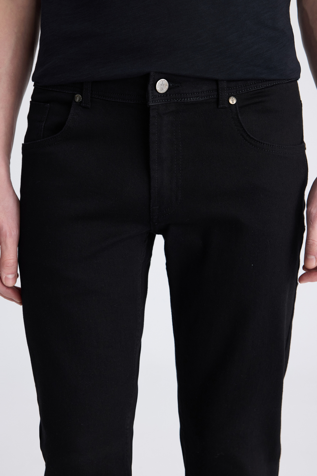 TWN  Super Slim Fit Siyah Denim Pantolon - Görsel 2