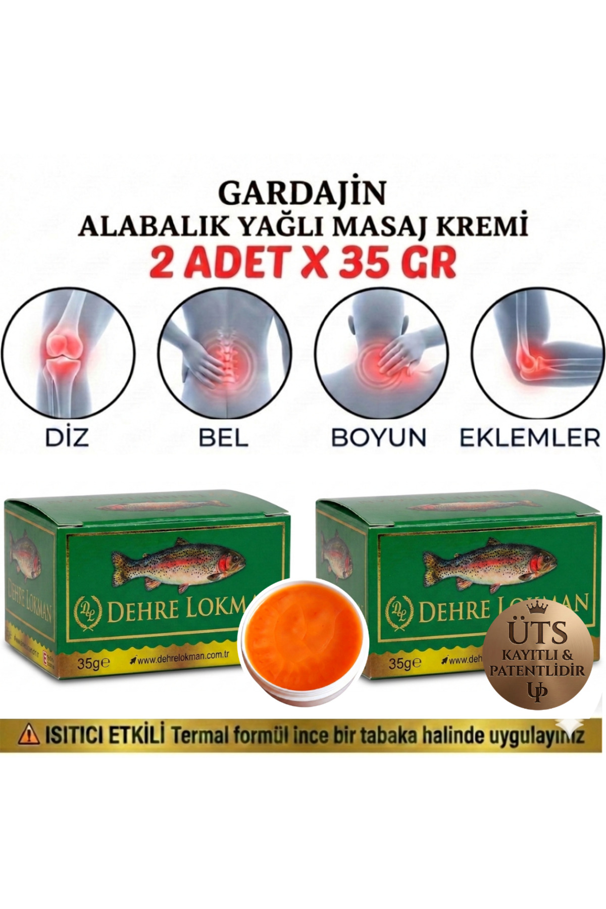 DEHRE Gardajin Alabalık Yağı Özlü Krem 35gr. (2 Adet) — GALA06