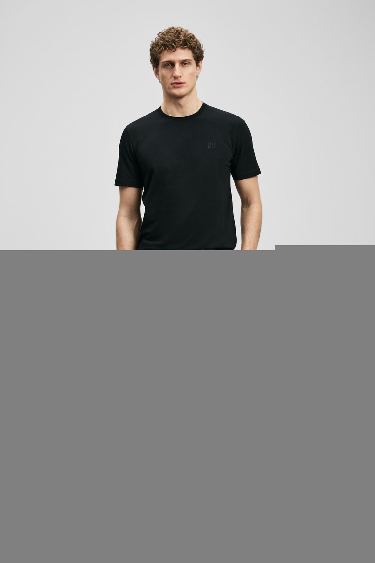 Lufian  111020318 Pablo Modern Grafik T- Shirt Erkek T-Shirt SİYAH - Görsel 2