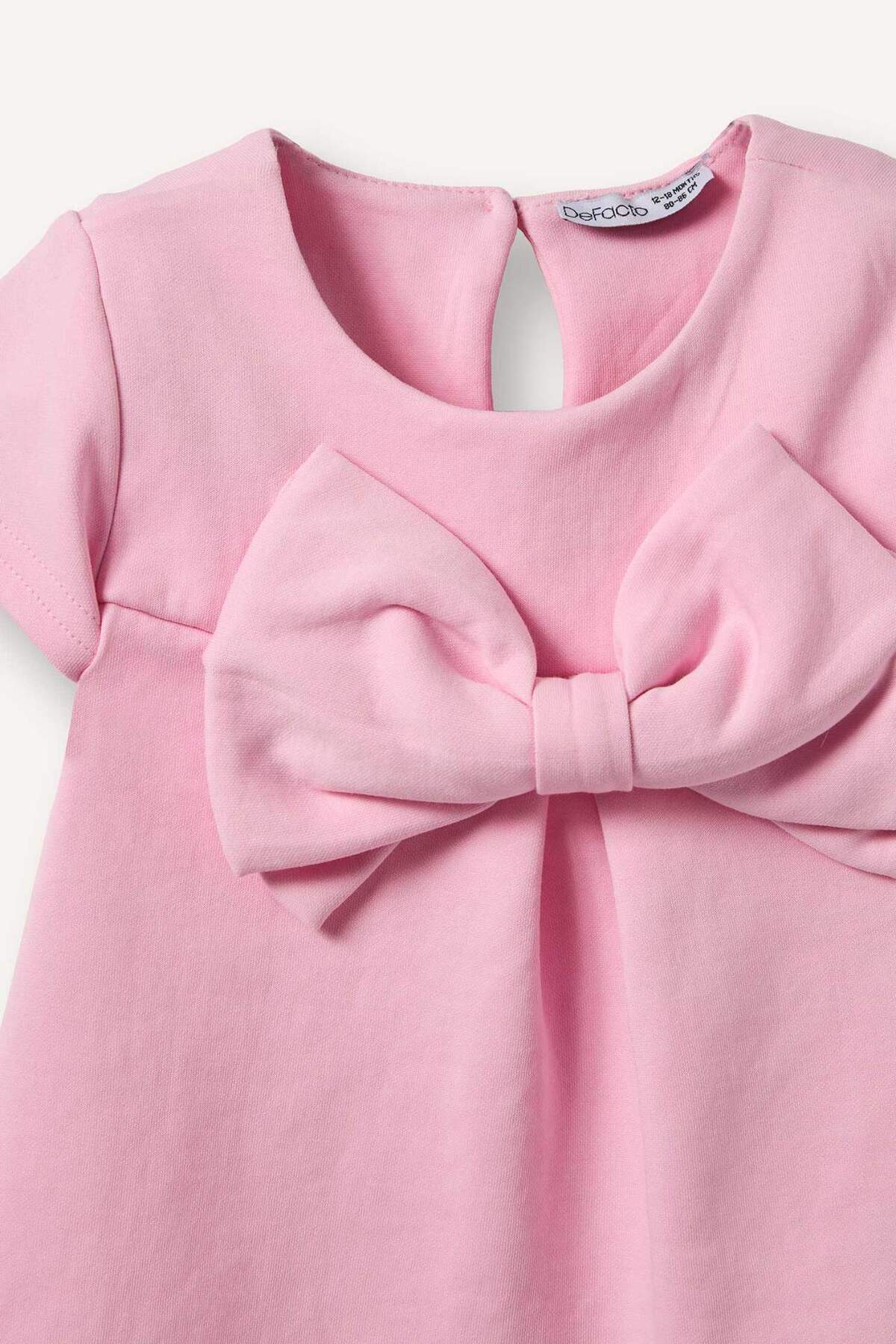 Defacto Elbise Kız Bebek H2166A526SM fotoğrafı 2 (önizleme)