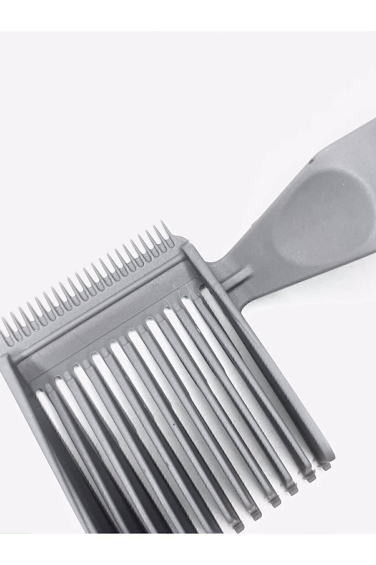 Evde Saç Kesme Tarağı - Profesyonel Berber Saç Kesim Tıraş Tarağı - Plastik - 1ADET - BEYAZ — خاکستری FadesMaker01 — تصویر 3 از 3