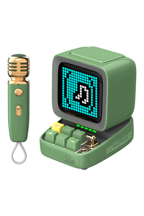 Divoom Ditoo-5M Karaoke Mikrofonlu Bluetooth Hoparlör Kablosuz Piksel Ekranlı...