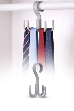 omilife Kemer Çanta Kıravat Aksesuar Kıyafet Askısı Dolap İçi Çoklu Askı Deko...