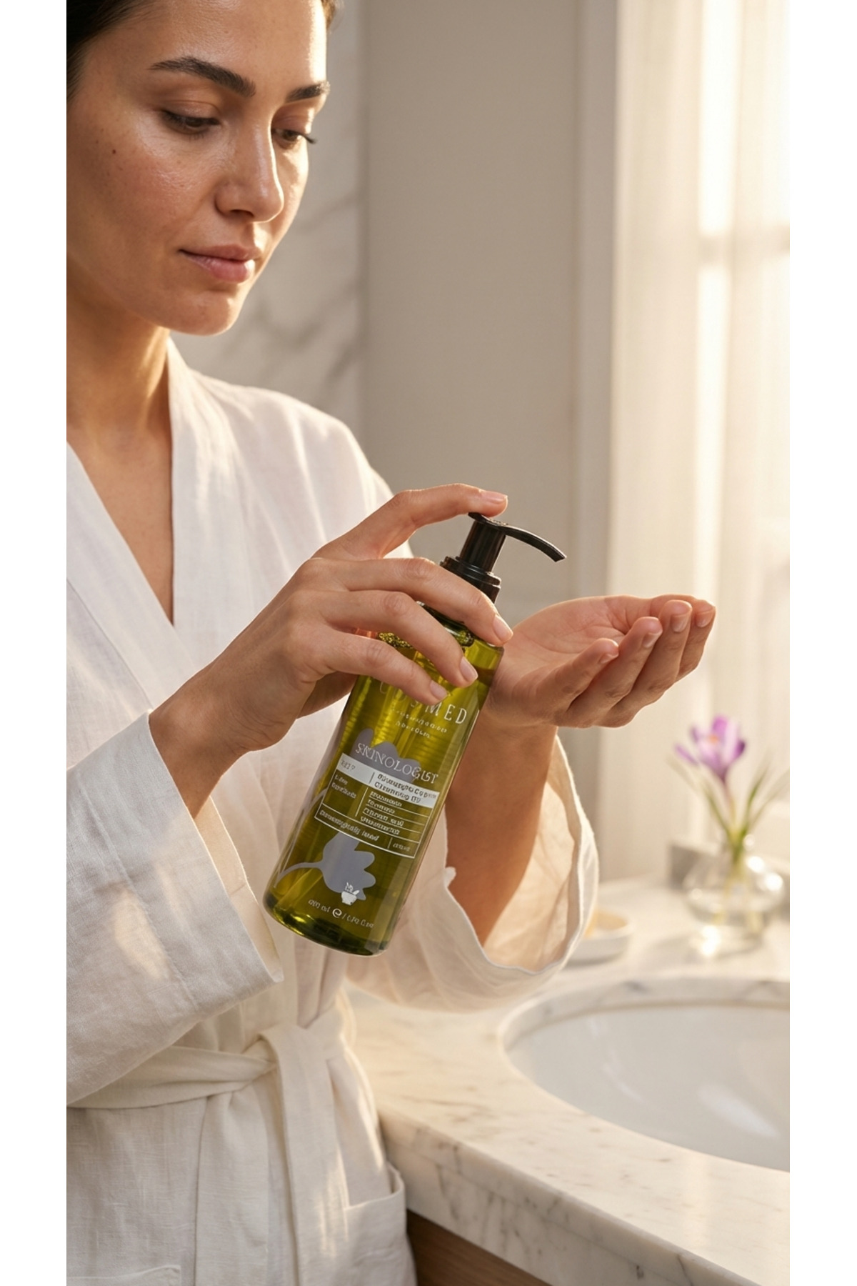 Bromelain& Glikolik Asit İçeren Temizleme Yağı/Skinologist PINEAPPLE ENZYME CLEANSING OIL 400ML — 20511 — تصویر 5 از 5