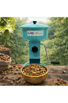 urg Pratik Ev Tipi Metal Fındık ve Ceviz Kırma Makinası Turkuaz