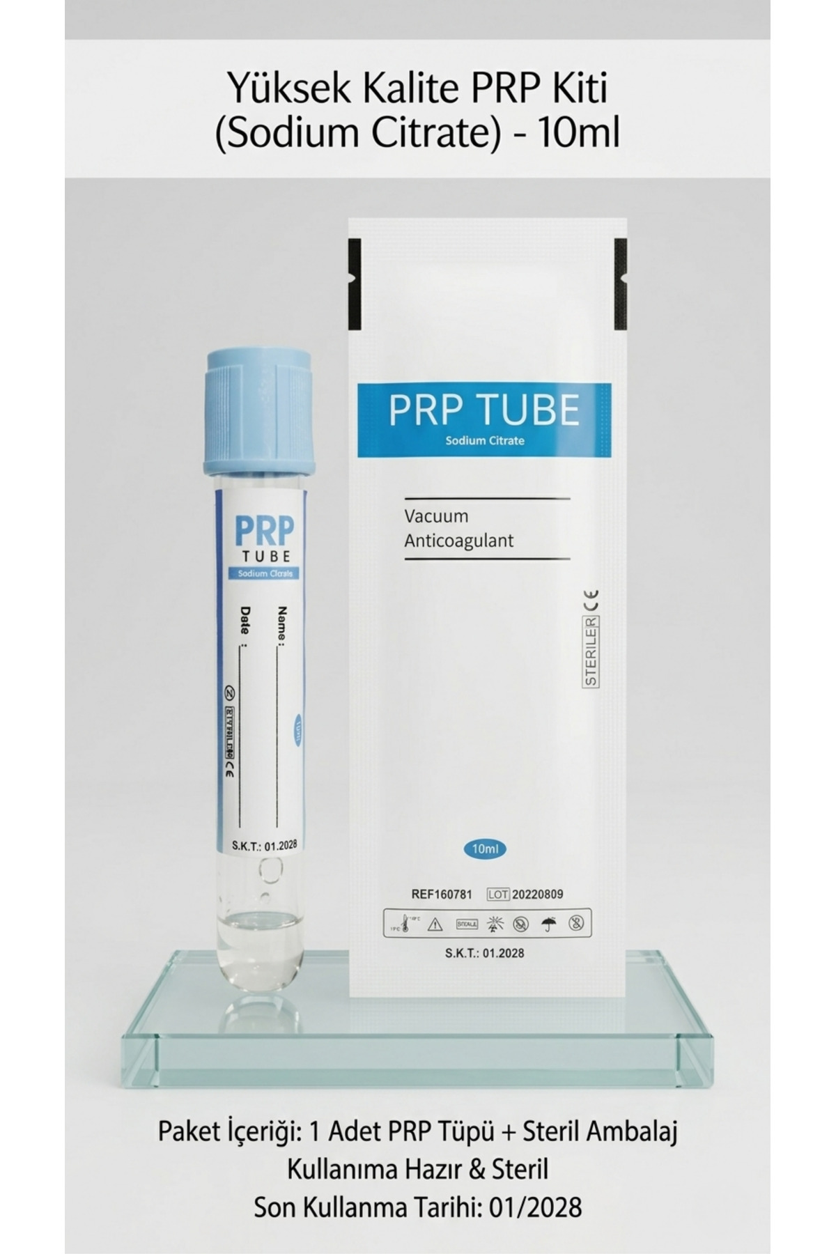prp tüpü 10ml 30 adet vakumlu steril — luxprp10ml — تصویر 4 از 7