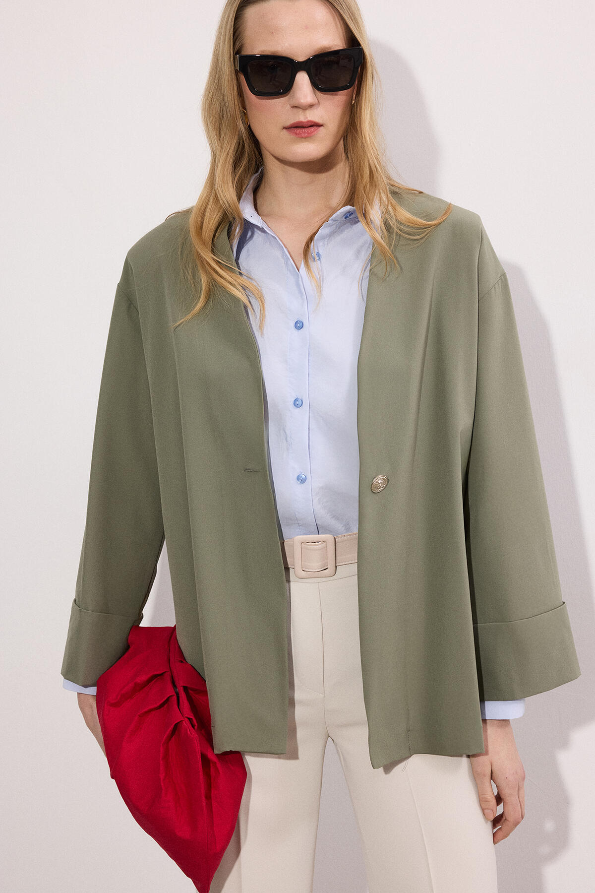 Touche Prive  TEK DÜĞMELİ CEKET - Görsel 3