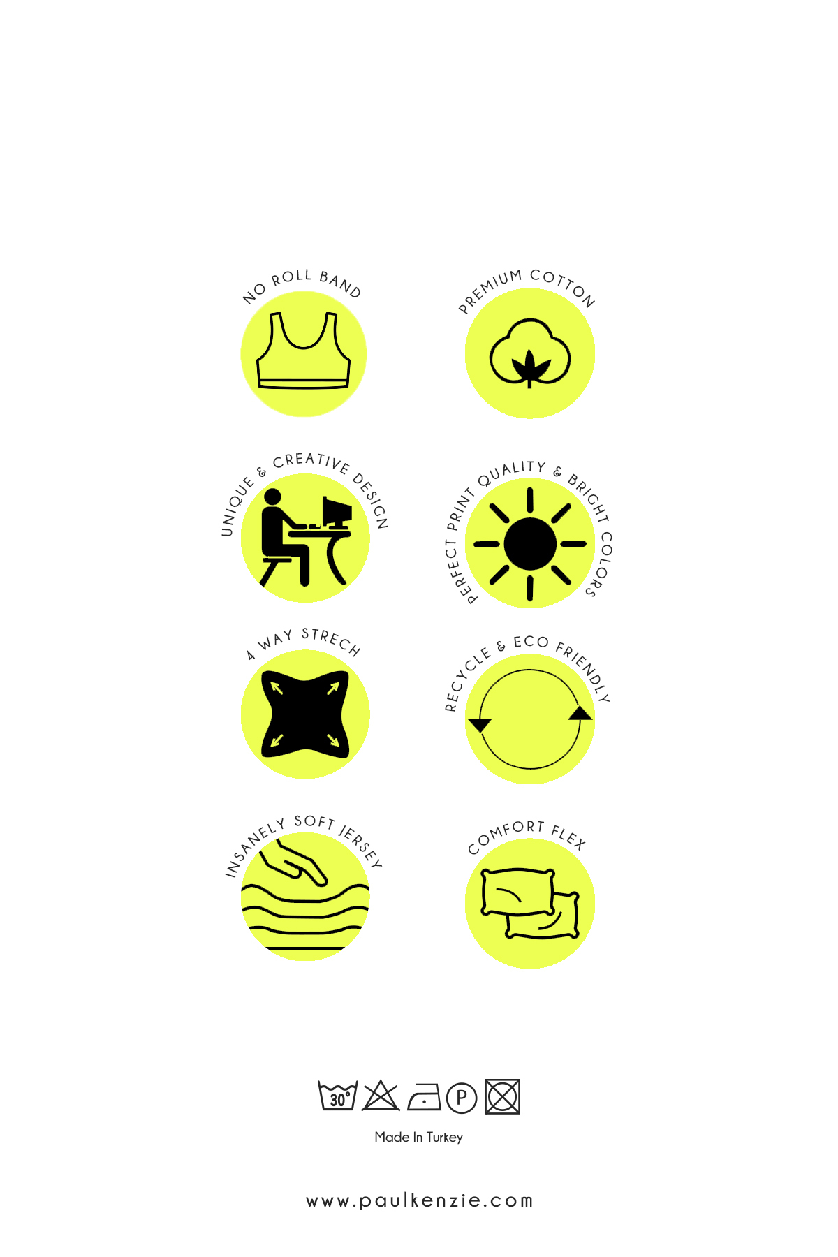 Paul Kenzie Kadın Spor Bralet - Eco Characters - Neutral görsel 8