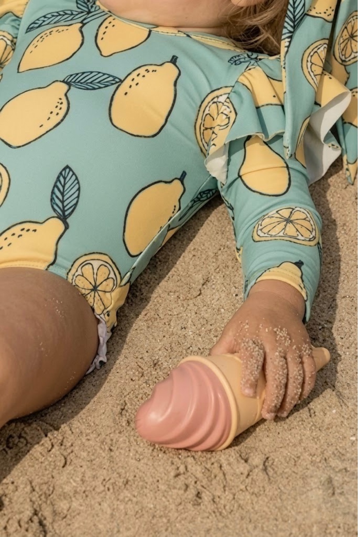 rg kidsstore UV Korumalı Bebek Fırfırlı Uzun Kollu Mayo – Güneş Korumalı Bebek Mayo_RG337 fotoğrafı 5 (önizleme)