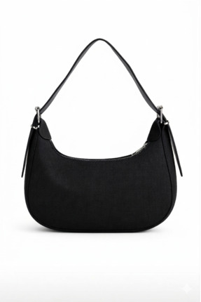 REVENKO Pera Baget ve omuz Çantası Siyah