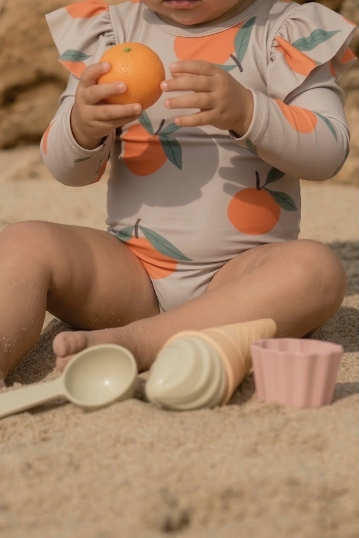 rg kidsstore UV Korumalı Bebek Fırfırlı Uzun Kollu Mayo – Güneş Korumalı Bebek Mayo_RG337 fotoğrafı 5 (önizleme)