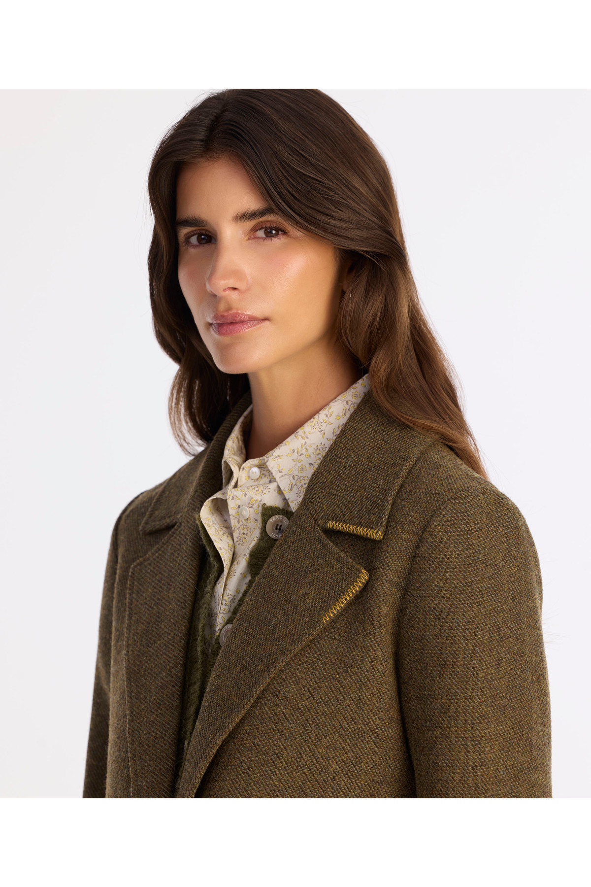 Yargıcı  Dikiş Detaylı Kemerli Uzun Palto - Görsel 4