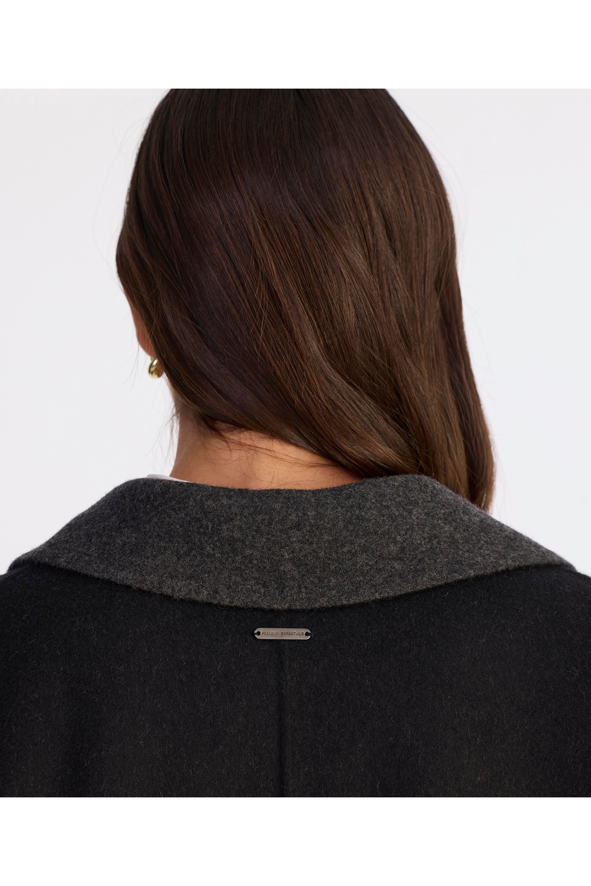 Yargıcı  Regular Kırlangıç Yaka Uzun Kol Palto - Görsel 5