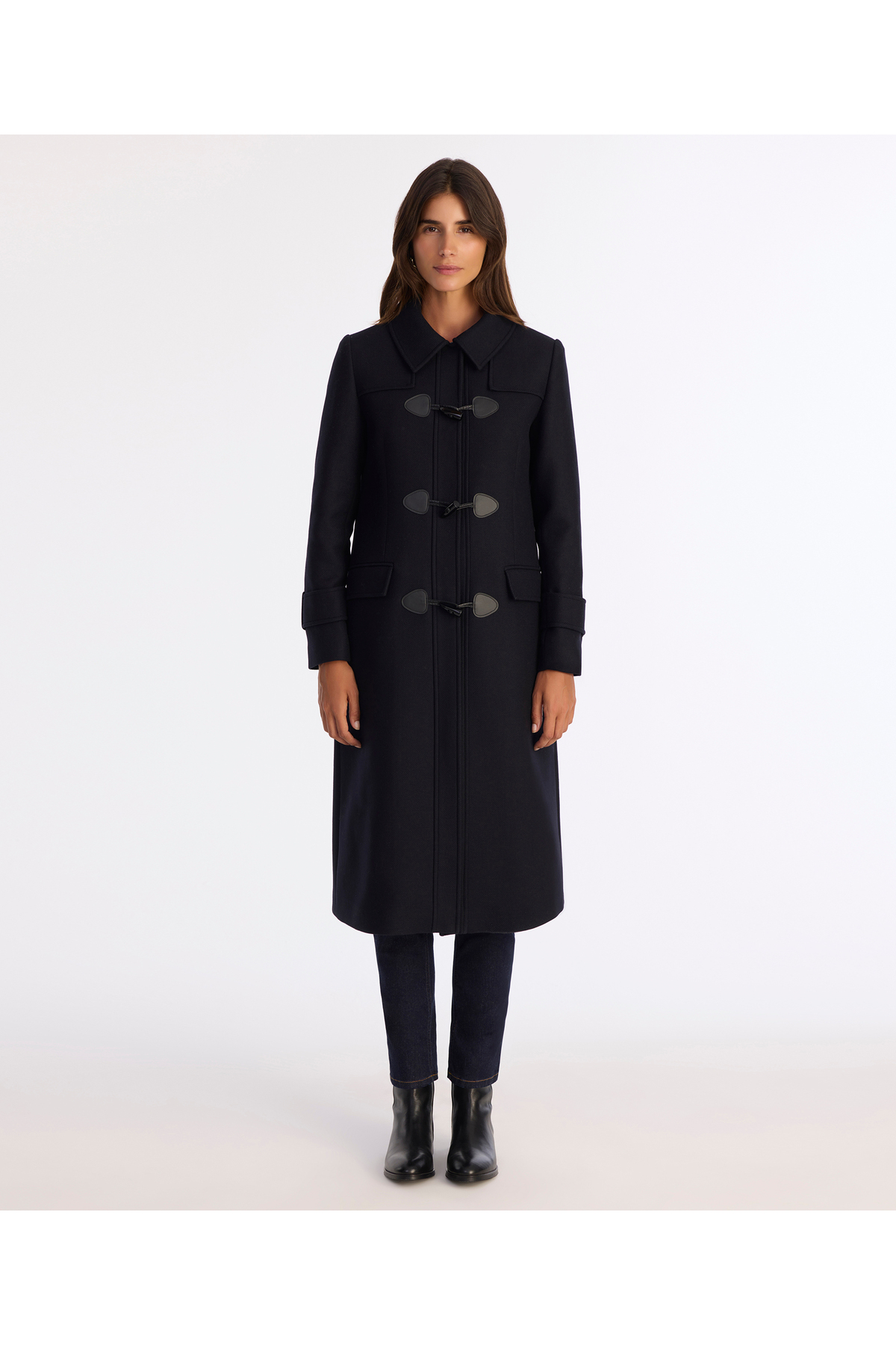 Yargıcı  Regular Ceket Yaka Uzun Kol Palto