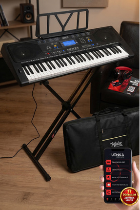 Midex Midex Ps-4500ks Tuş Hassasiyetli 61 Tuşlu Org Lcd Ekran Usb Mp3 (ÇANTA ...