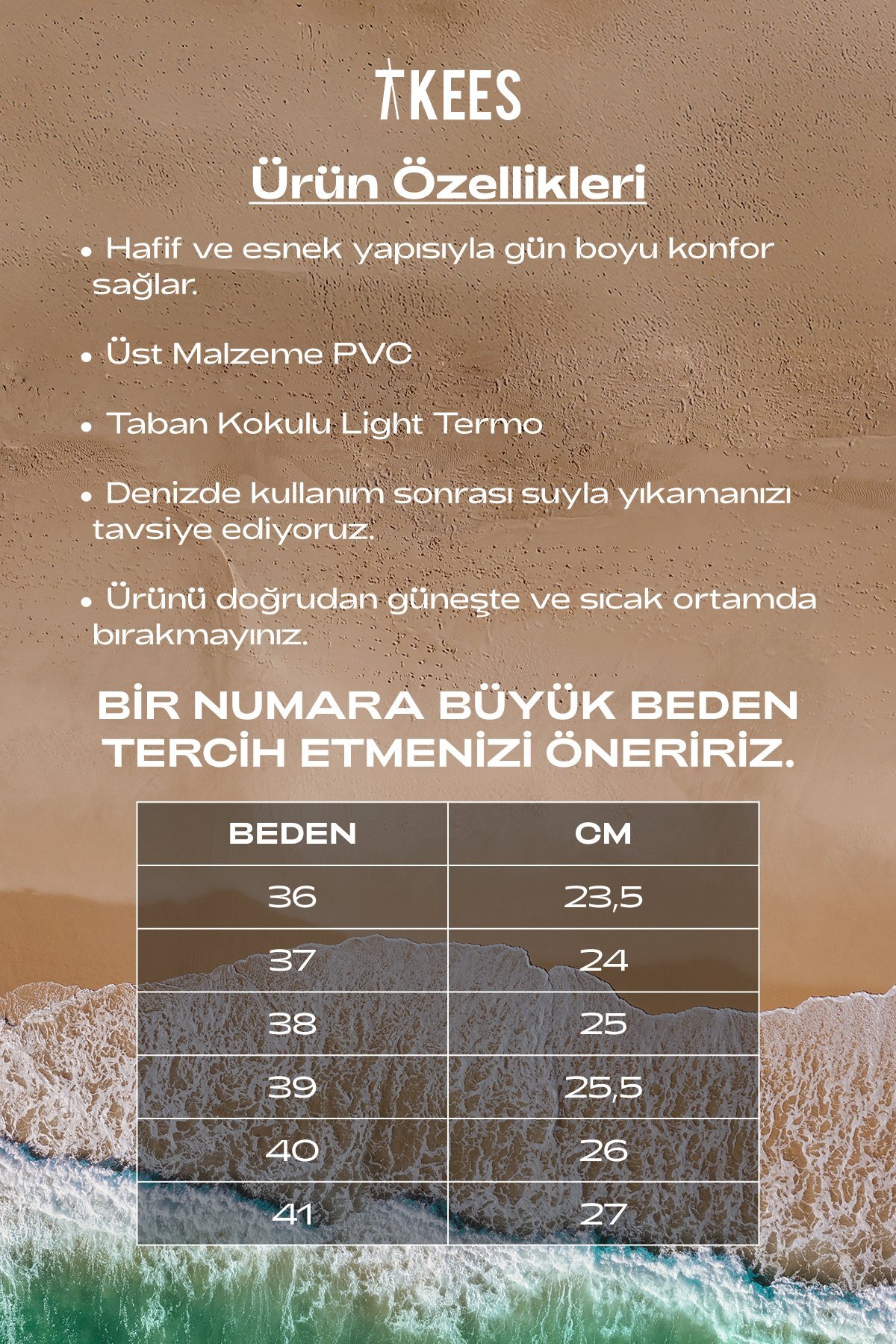 Tkees Kadın Gri Parmak Arası Plaj Terlik görsel 5