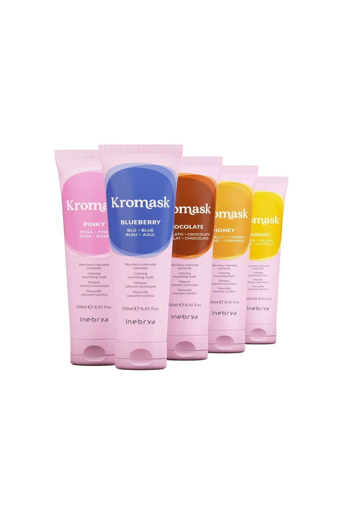 Kromask Pinky Pembe Pigment Maske 250 ml | Soğuk Pembe Tonlu Saçlar İçin Canlı ve Parlak Bakım — 8008277264547 — تصویر 4 از 6
