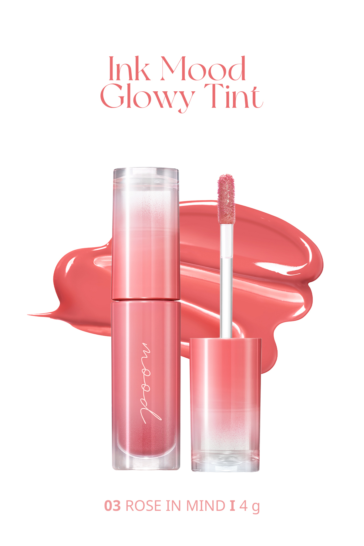 PERIPERA Kalıcı, Pigmentli, Parlak Bitişli Tint PERIPERA Ink Mood Glowy Tint 03 Rose in Mind - Fiyatı, Yorumları