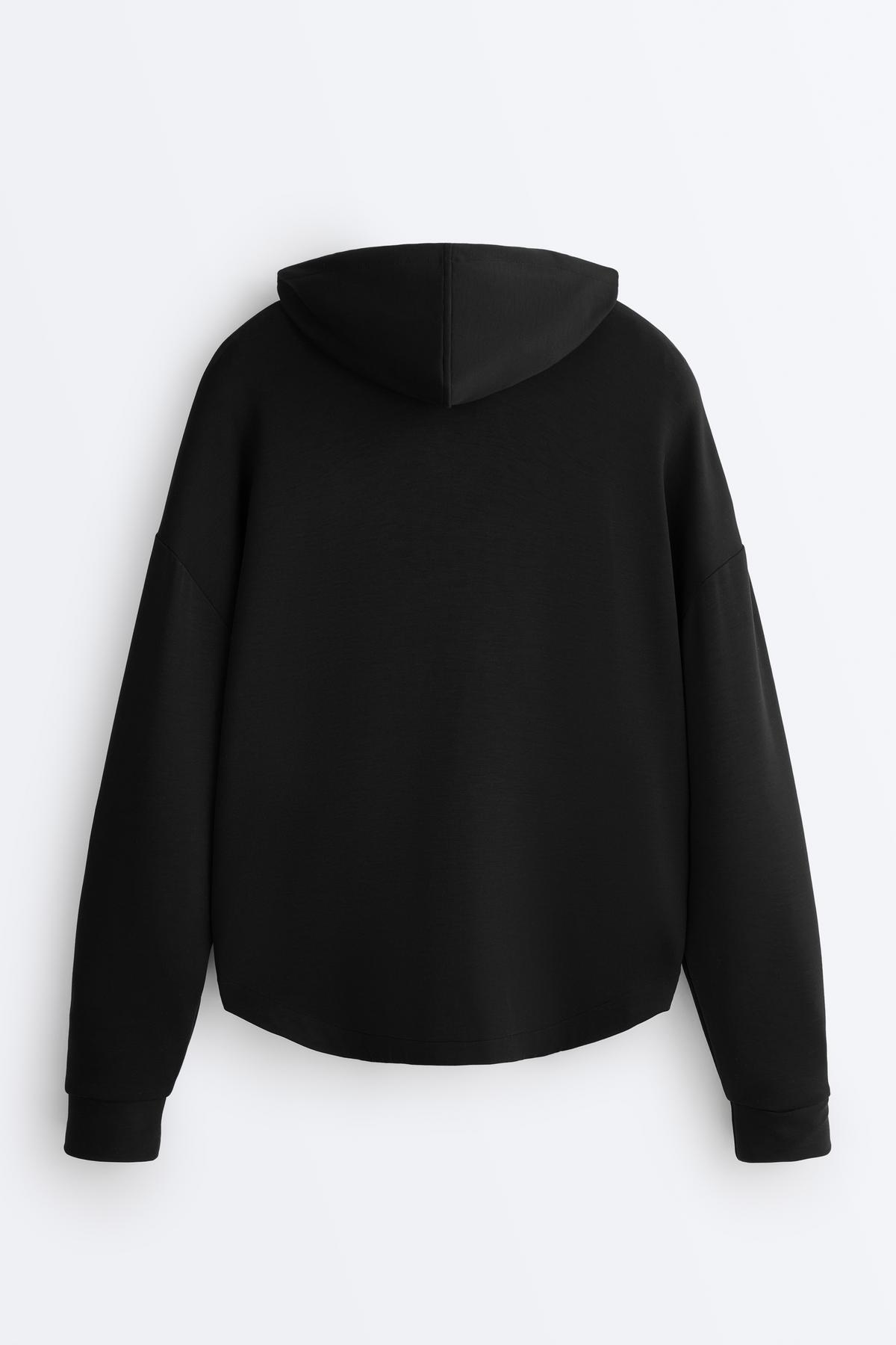 Oysho  Yumuşak dokunuşlu modal fermuarlı sweatshirt - Görsel 6