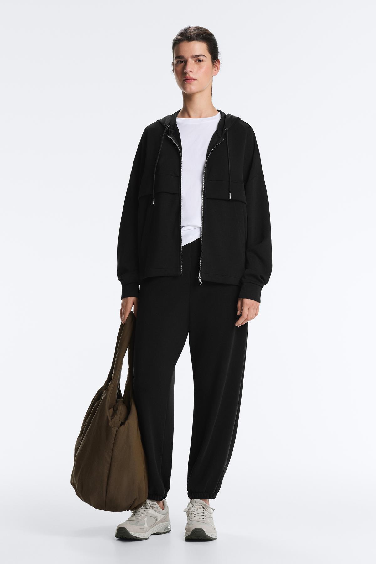 Oysho  Yumuşak dokunuşlu modal fermuarlı sweatshirt - Görsel 2