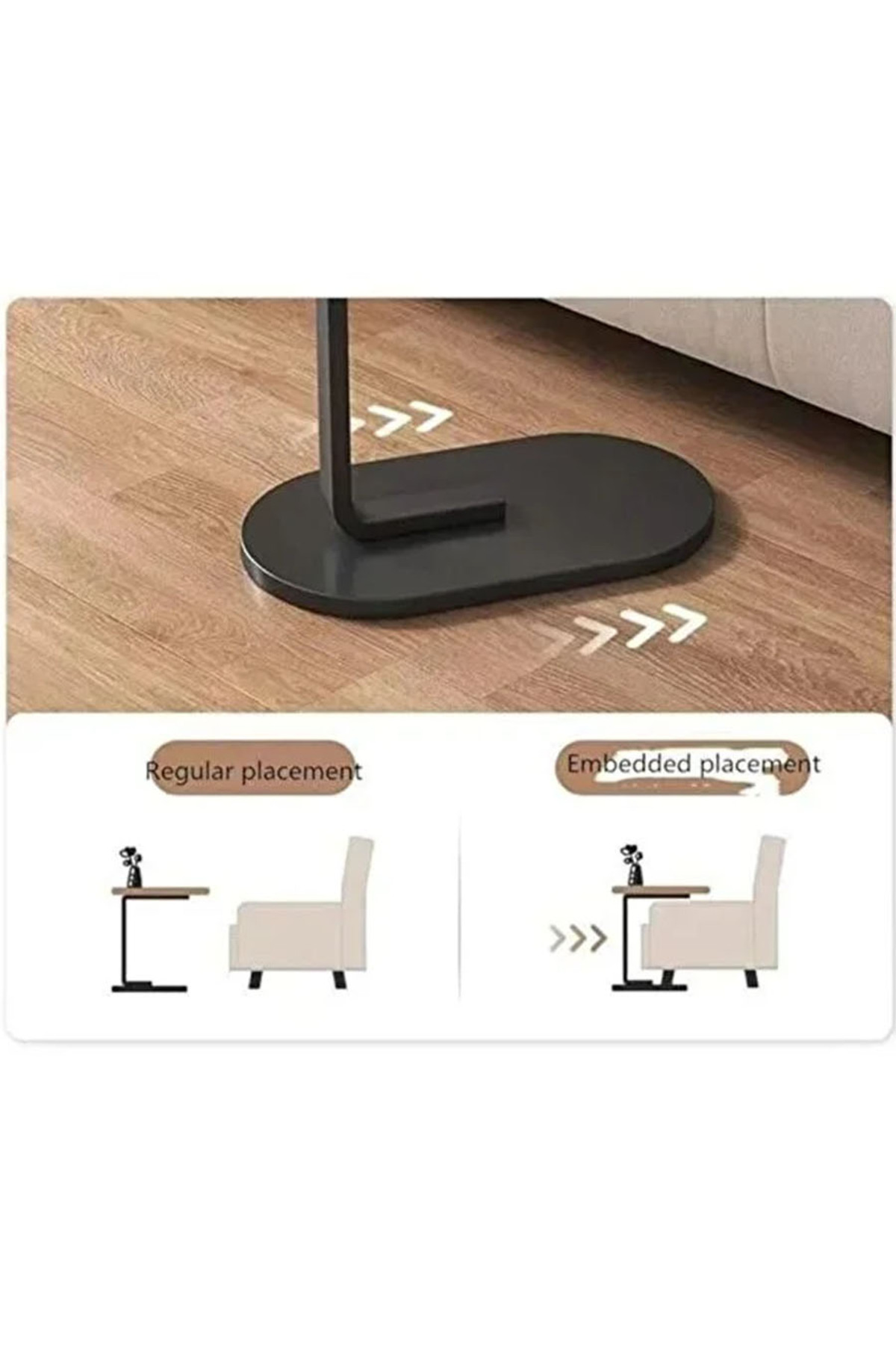 طقم من 4 قطع - طاولة قهوة عصرية |طاولة جانبية على...