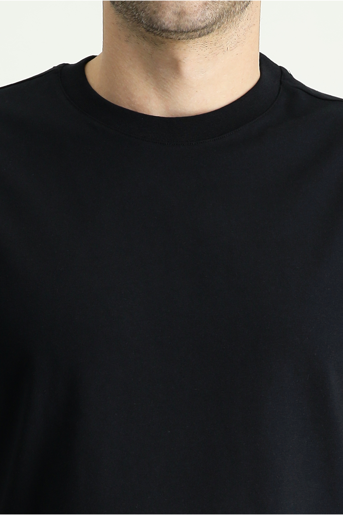 Kiğılı  Bisiklet Yaka Regular Fit %100 Pamuk Tişört - Görsel 6