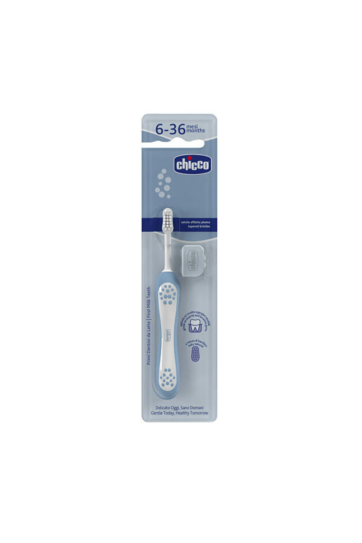 Chicco DİŞ FIRÇASI 6-36 AY INDIGO fotoğrafı 2 (önizleme)