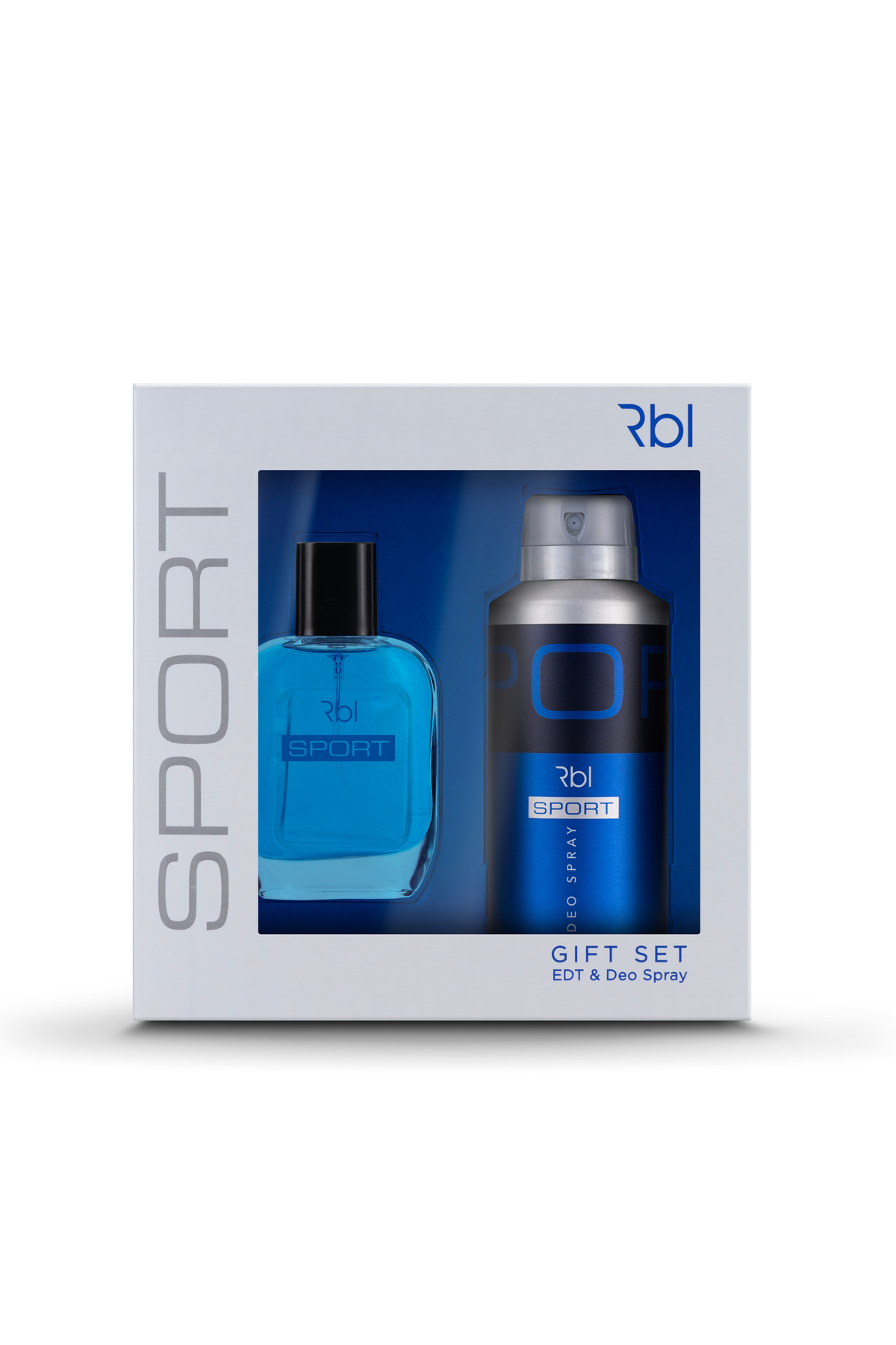 Rebul Sport Erkek Parfüm Seti (50 ml Edt 150 ml Deo ) Kofre — 8691226643373
