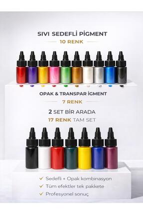 stonechem Epoksi bazlı opak ve sedefli pigment seti tüm renkler