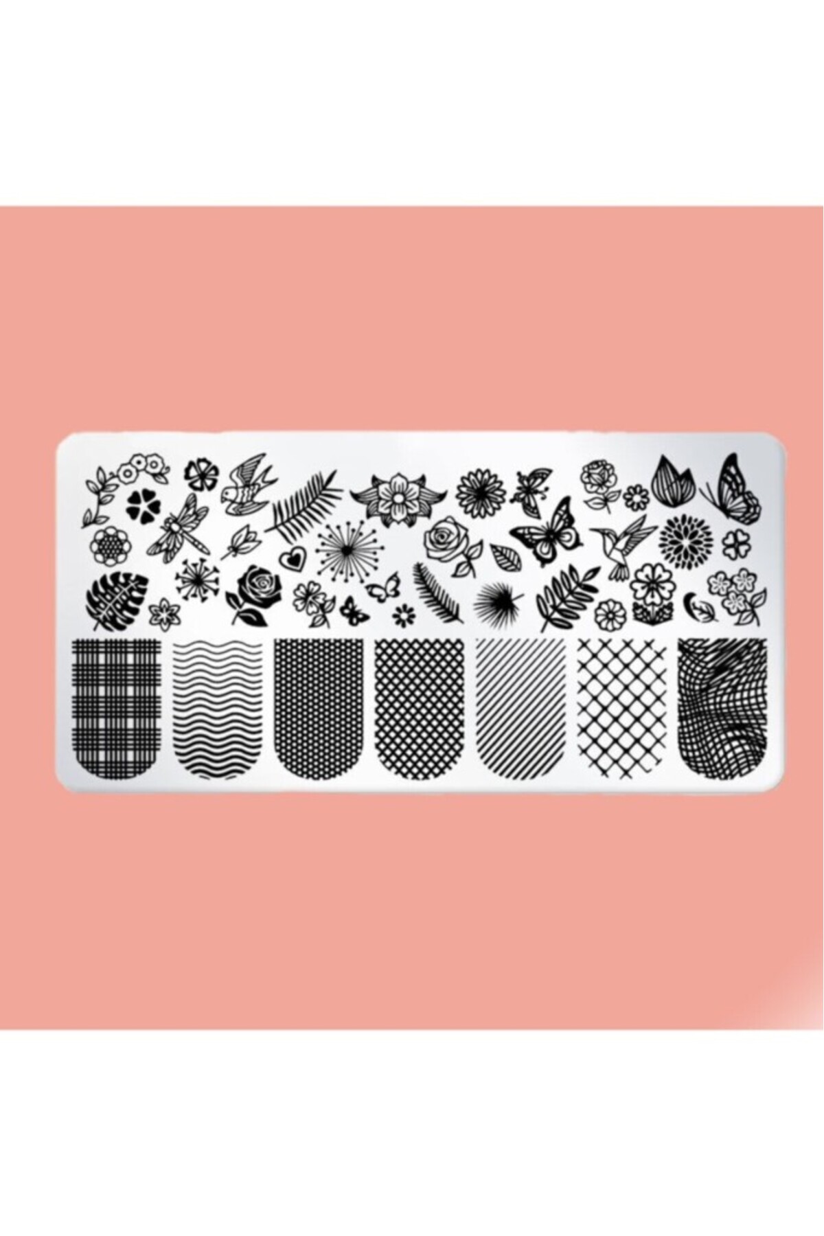 پالت چاپ طرح استمپر طرح ناخن POPBeauty2010 — مشکی POPSTAMP — تصویر 2 از 2