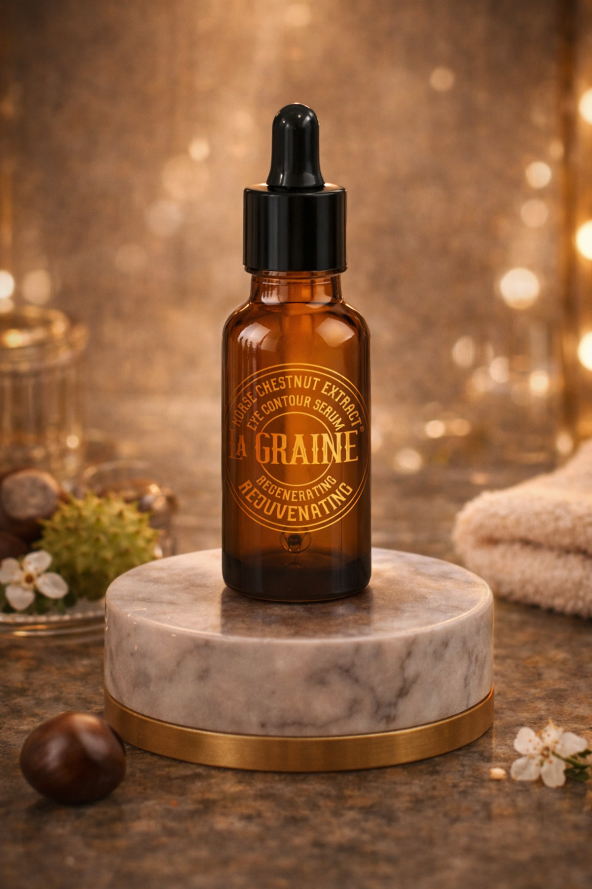 LA GRAİNE ATKESTANESİ ÖZLÜ YENİLEYİCİ-GENÇLEŞTİRİCİ GÖZ SERUMU 20 ML — MM28-101 — تصویر 5 از 5