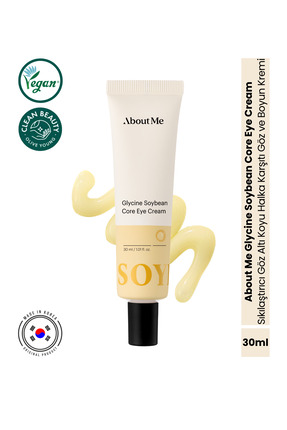 ABOUT ME Soybean Core Eye Cream Sıkılaştırıcı Kırışıklık Karşıtı Göz Altı Mor...