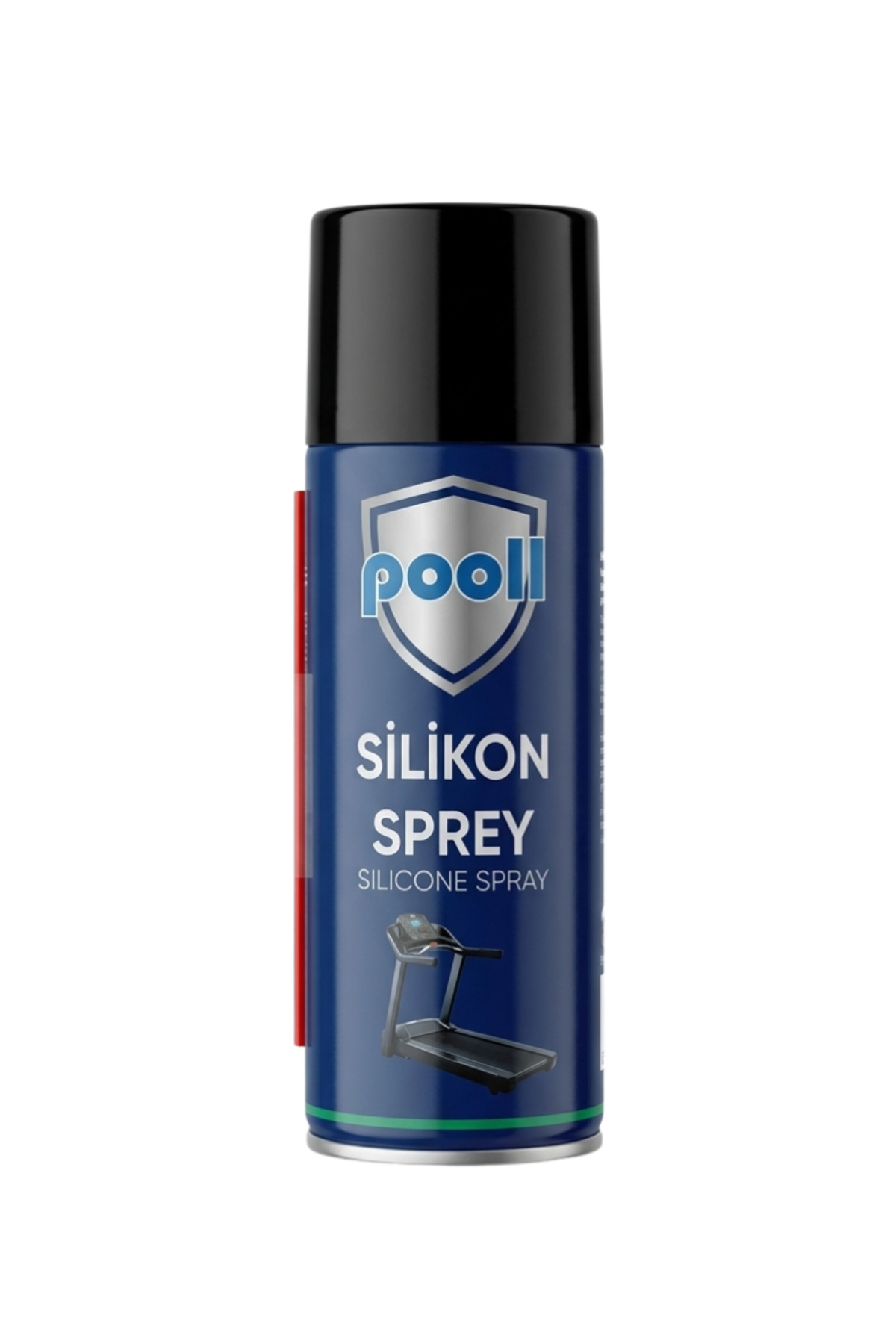 POOLL Koşu Bandı Yağı 400 ML Silikon Spreyi Emniyet Kemeri Spreyi Uzatma Hortumu+Yedek Başlık