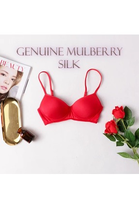 Ece's Desing Fransız Tarzı Telsiz Dut İpek Saten Sütyen Seamless Yumuşak Nefe...