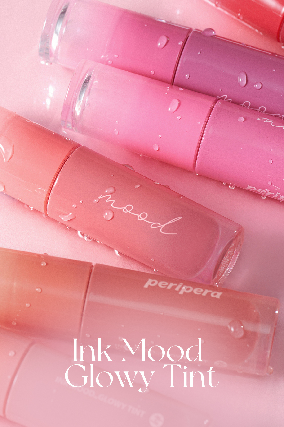 Kalıcı, Pigmentli, Parlak Bitişli Tint PERIPERA Ink Mood Glowy Tint 12 Warm-Gorithm (Peritage) — صورتی 6412 — تصویر 9 از 9