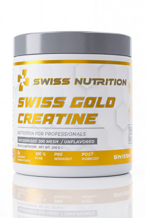 Swiss Nutrition Swiss Gold Kreatin 40 Servis 200 gr 200 MESH %100 saf Creatine