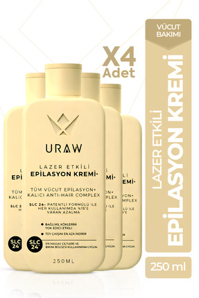 Uraw Epilasyon Kremi | Tam Tedavi Paketi