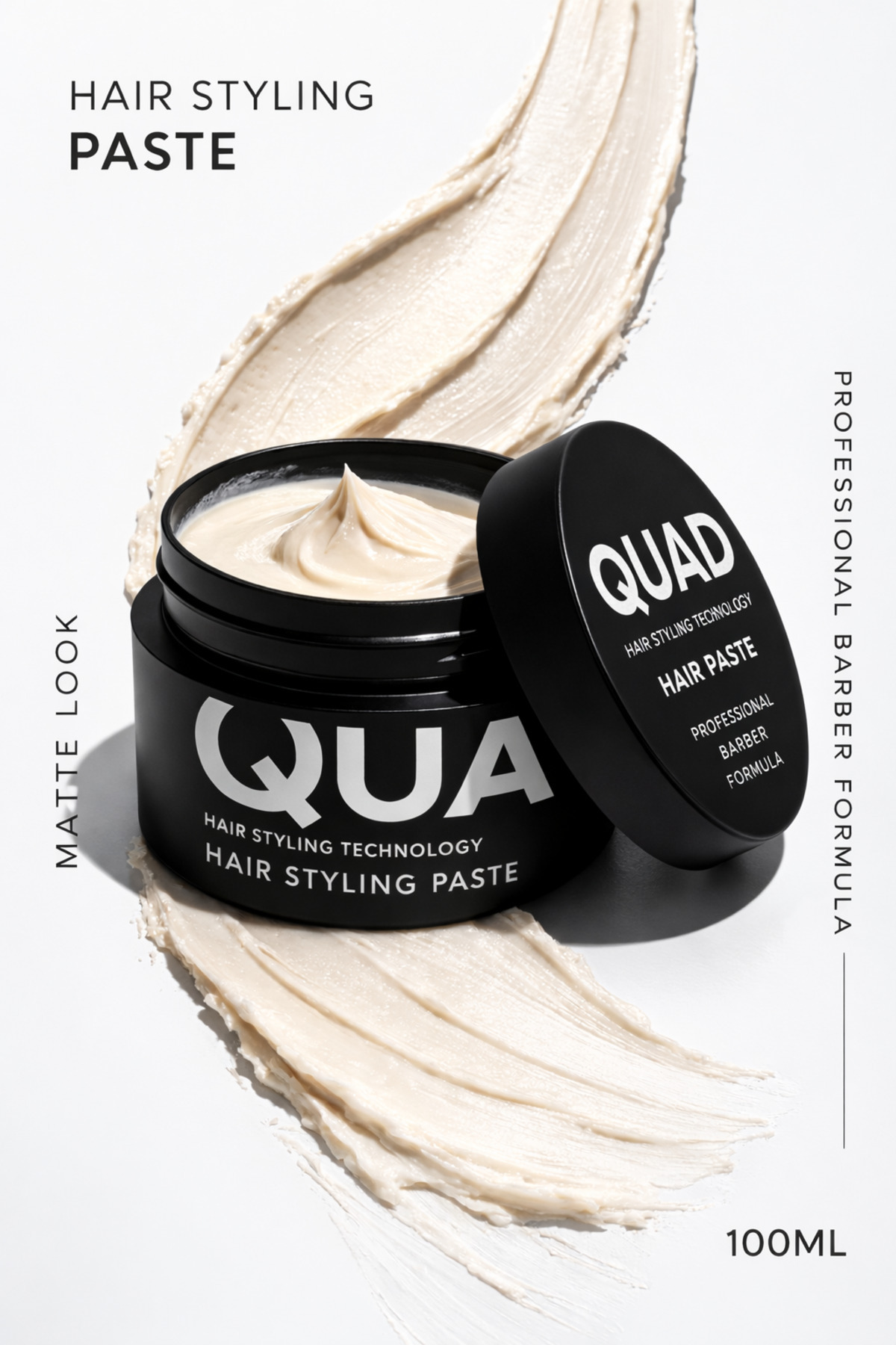 Q1S Matte Look Hair Paste - Mucizevi Tarak - Doğal Mat Görünüm - Hacim - Vegan - Unisex - 100 ml — Q18881 — تصویر 7 از 7