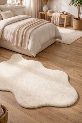 dekozer Puffy Yumuşak Peluş Post Halı | Kaymaz,Yıkanabilir,Antre,Hol,Giyinme ...