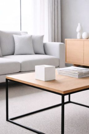 Syulet Dekor Mono – Minimal Kare Dekoratif Saksı (Beyaz)