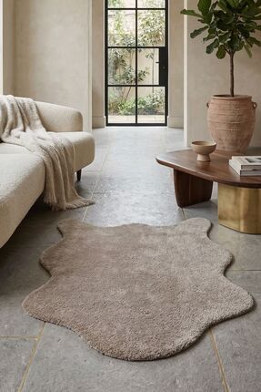 dekozer Puffy Yumuşak Peluş Post Halı | Kaymaz,Yıkanabilir,Antre,Hol,Giyinme ...