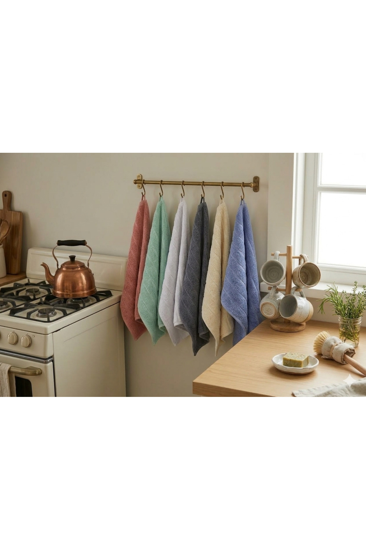 Azra 6-Piece 30x50 Cm Kitchen Towel
