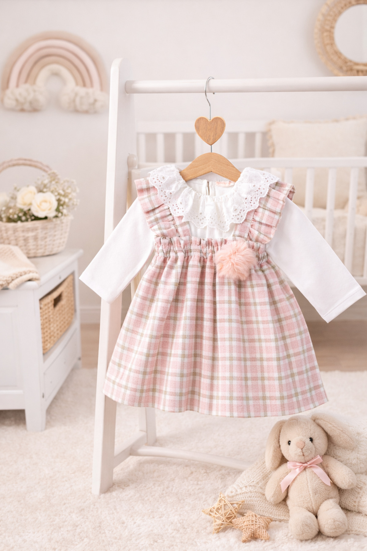 Baby Rose Fırfır Yakalı Jile Takım fotoğrafı 3 (önizleme)