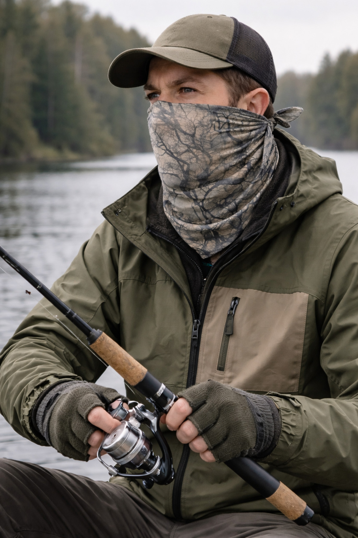 colizon Unisex Termal Buff Boyunluk - UV Korumalı Balaklava Tipi Outdoor Sporcu ve Motosiklet Maskesi