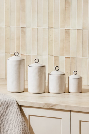 Perotti Nestore 4'lü Bone Porselen Baharat Takımı