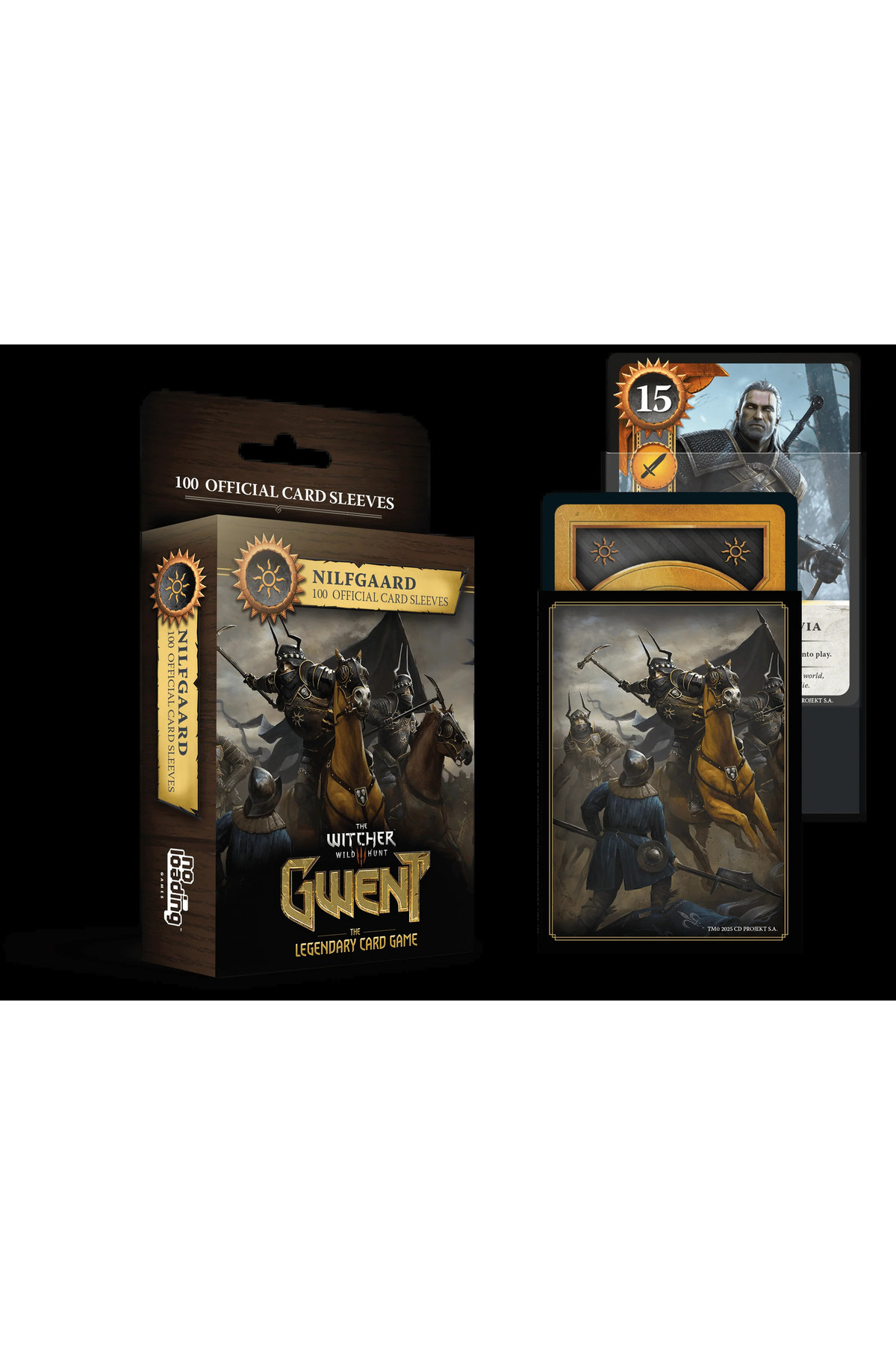 gwent card sleeves Skellige (100) These Gwent card sleeves feature fearsome Skellige artwork straight from The Witcher 3 Gwent: Premium Card Sleeves (100)