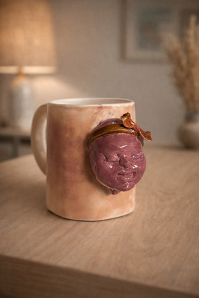 Me Design Decor 3D Surat Bebek Tasarım Seramik Kupa