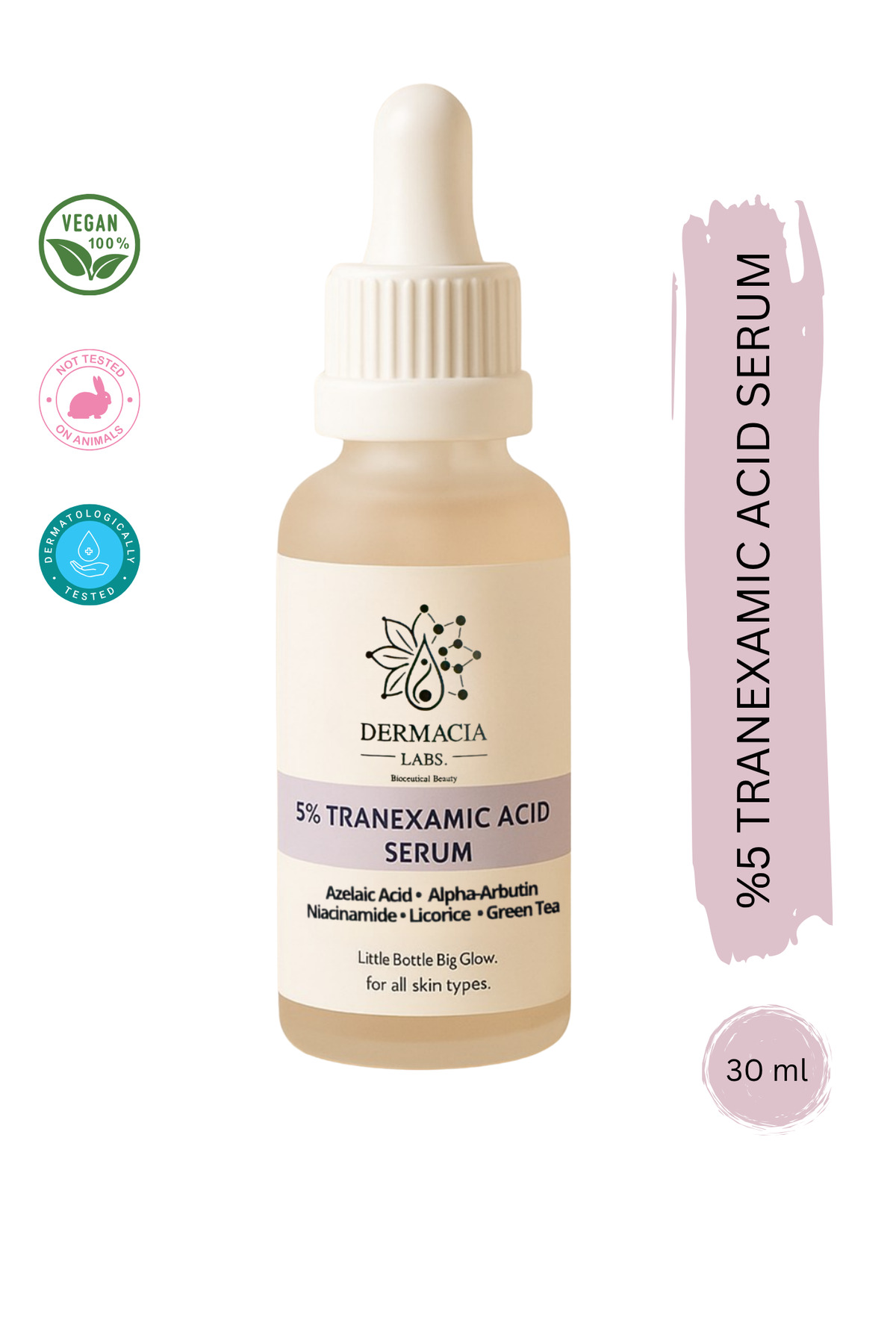 Leke Karşıtı Aydınlatıcı 2'li Serum Seti, %5 Traneksamik Asit, %5 Niacinamide Serum, Azelaik — DL-LEKSET2 — تصویر 3 از 6
