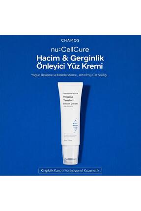 Chamos Hacim ve Gerginlik Önleyici Kırışıklık Karşıtı Yüz Kremi (Yoğun Besley...